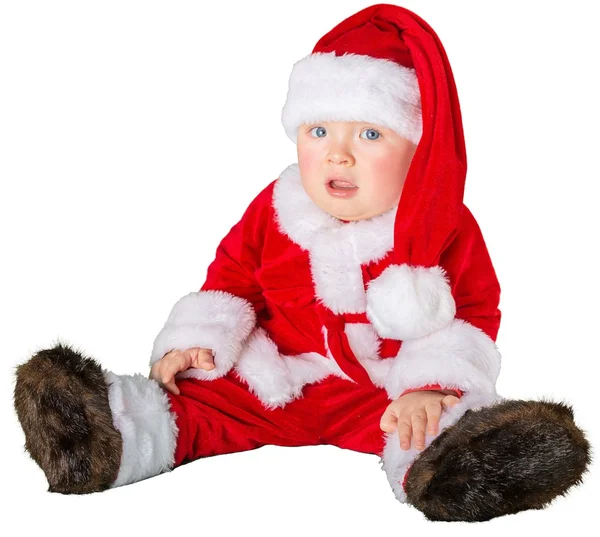 Lindo niño de Santa Claus —  Fotos de Stock