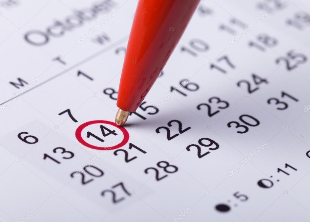 Circle marked on a calendar Stock Photo by ©billiondigital 114715192 Circle marked on a calendar Stock Photo by ©billiondigital 114715192
