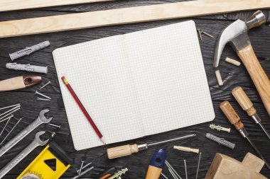 DIY ahşap üzerine ayarla