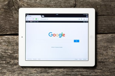  Google beyaz Apple IPAD.