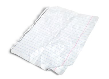 boş çizgili kağıt