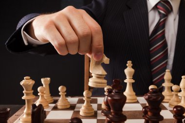 satranç oynamayı işadamı