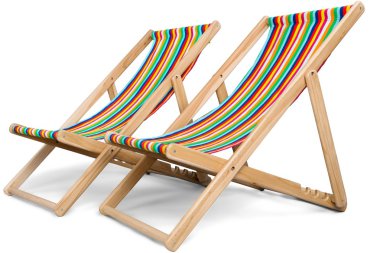 wooden chaise longue chairs clipart