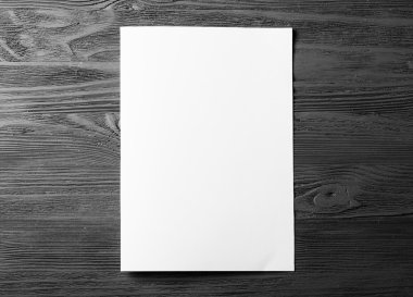 beyaz boş kağıt