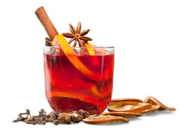 sıcak kırmızı mulled şarap 