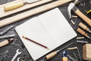 DIY ahşap üzerine ayarla