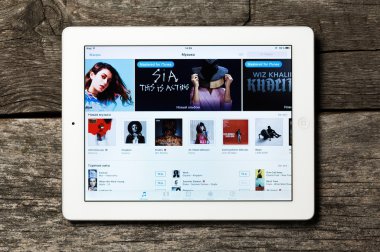  Beyaz Apple ipad iTunes.