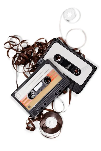 Vintage audio-tapes — Stockfoto