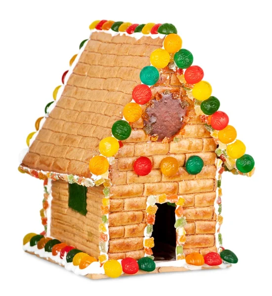 Christmas Gingerbread Cookie House — Stock Photo, Image