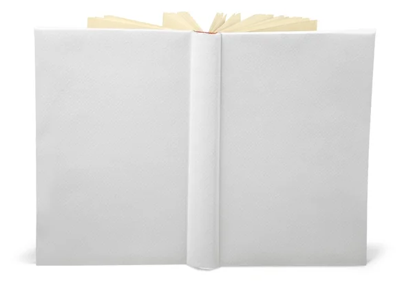 Libro en blanco sobre blanco —  Fotos de Stock