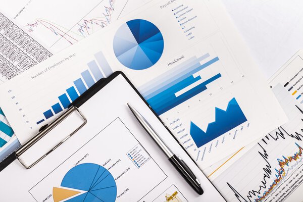 бюро и финансовые документы
