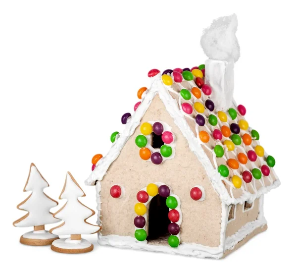 Christmas Gingerbread Cookie House — Stock Photo, Image