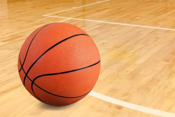 Bola basket oranye — Stok Foto