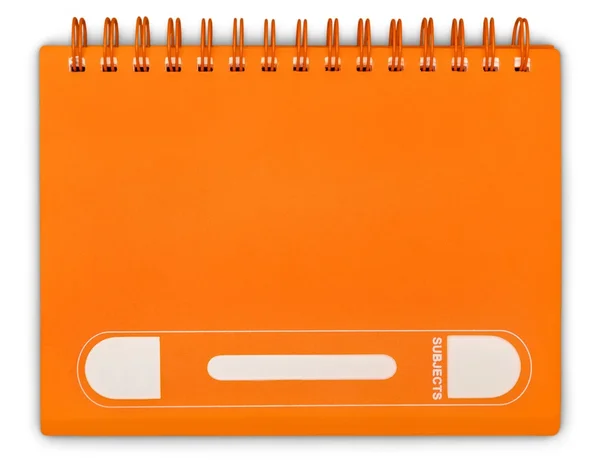 Notebook em branco no fundo — Fotografia de Stock