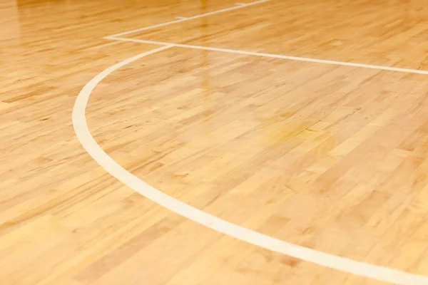 Piętrze boisko do koszykówki — Zdjęcie stockowe