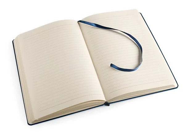 Nyissa meg az üres notebook — Stock Fotó
