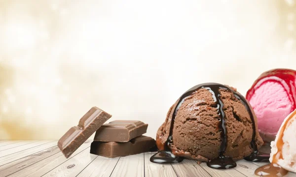 Ice cream scoop collage — Stock Photo, Image