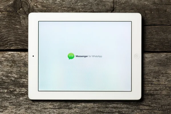 Белый Apple iPad . — стоковое фото