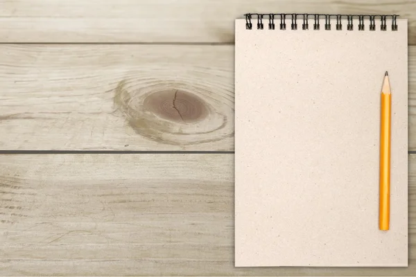 Open blank notebook — Stock Photo, Image