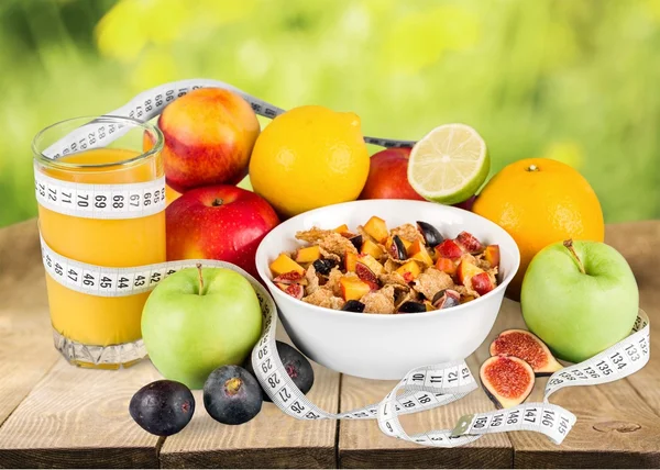 Diet vikt förlust frukost koncept. — Stockfoto