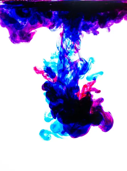 Color acrílico en agua — Foto de Stock