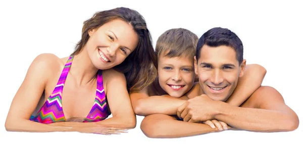 Young family on vacations — Stock Photo, Image