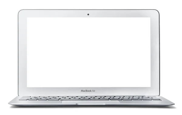 Laptop with blank screen — Stock Photo, Image