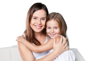 Anne ve Kız Sarılıyor  