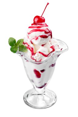 Berry dondurma cam kase 