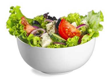 Taze lezzetli sebze salatası