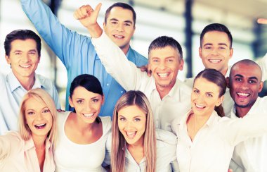 Başarılı iş ekibi. 