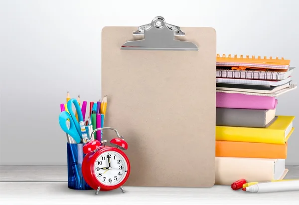 Colorful school supplies — Stock Photo, Image