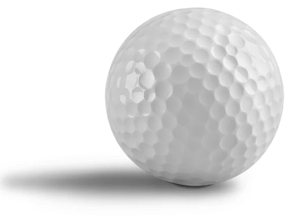 Μπάλα του γκολφ με σκιά — Φωτογραφία Αρχείου