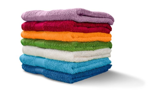 Куча пушистых полотенец
