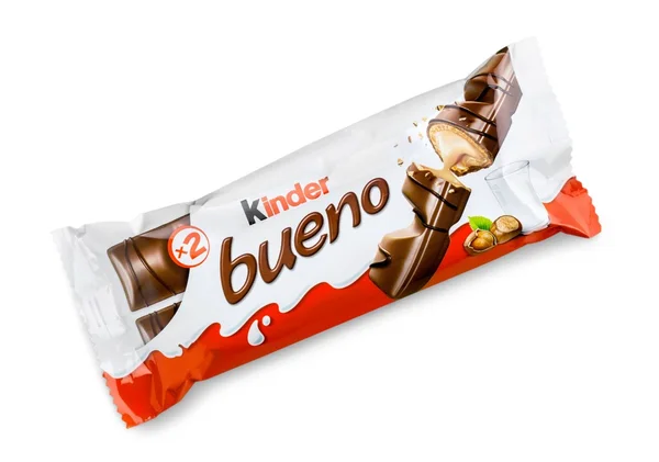 Kinder Bueno çikolata bar — Stok fotoğraf