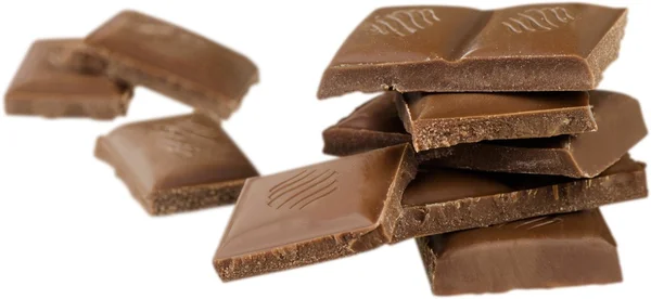 Νόστιμα σοκολατάκια απομονωθεί — Φωτογραφία Αρχείου