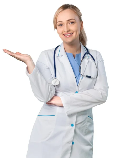 Atrakcyjnych młodych kobiet lekarza — Zdjęcie stockowe