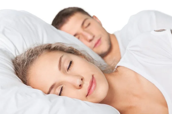Young  couple sleeping