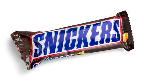 Snickers barra de chocolate —  Fotos de Stock