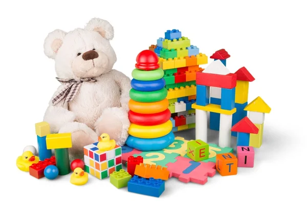 Toys collection isolated — Stock Photo, Image