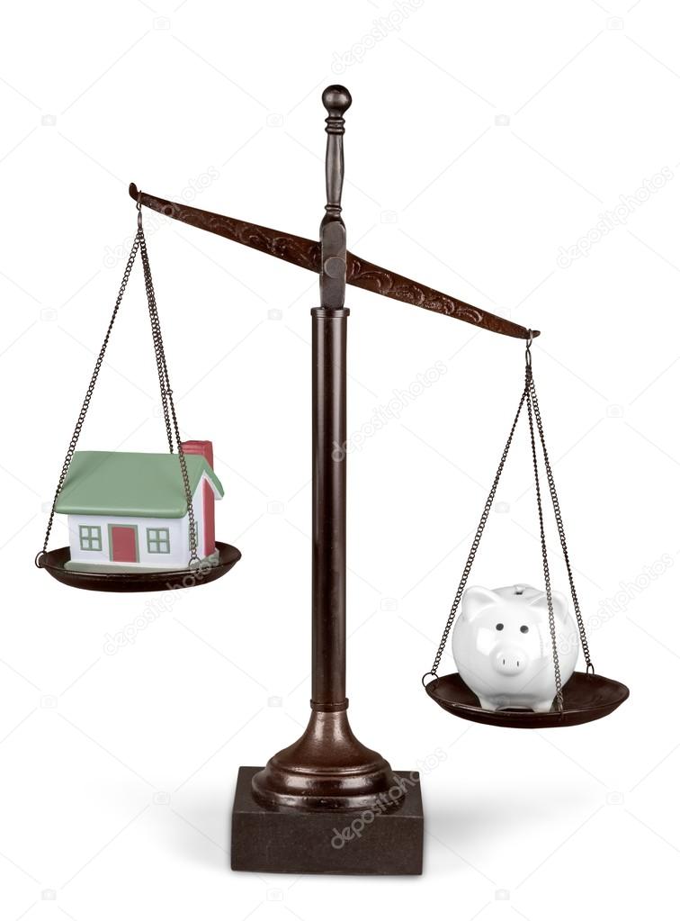 Law scales on table