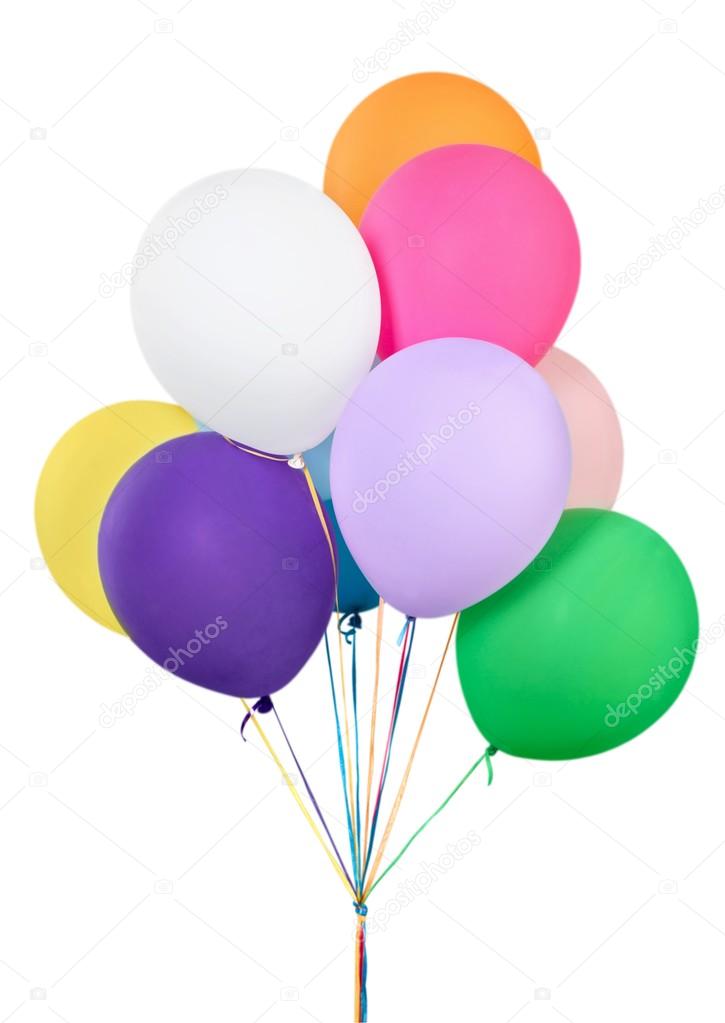  bunch of colorful balloons