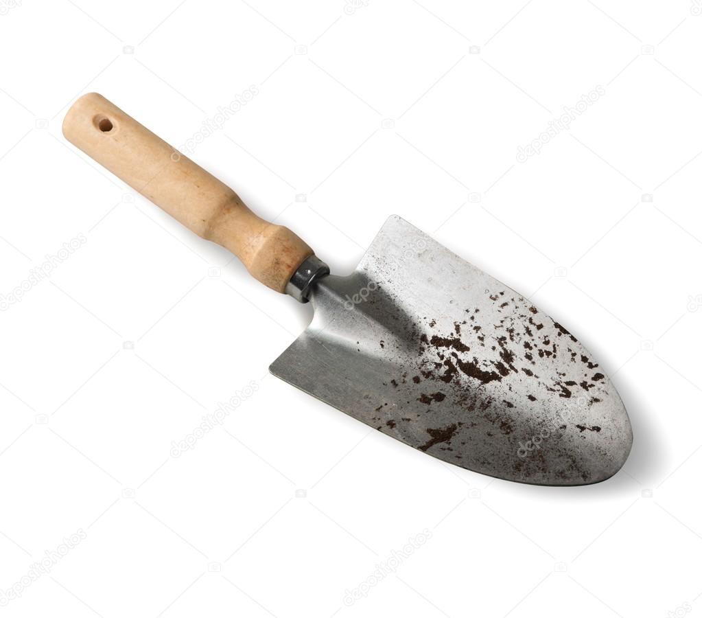 Shovel for gardening  isolated