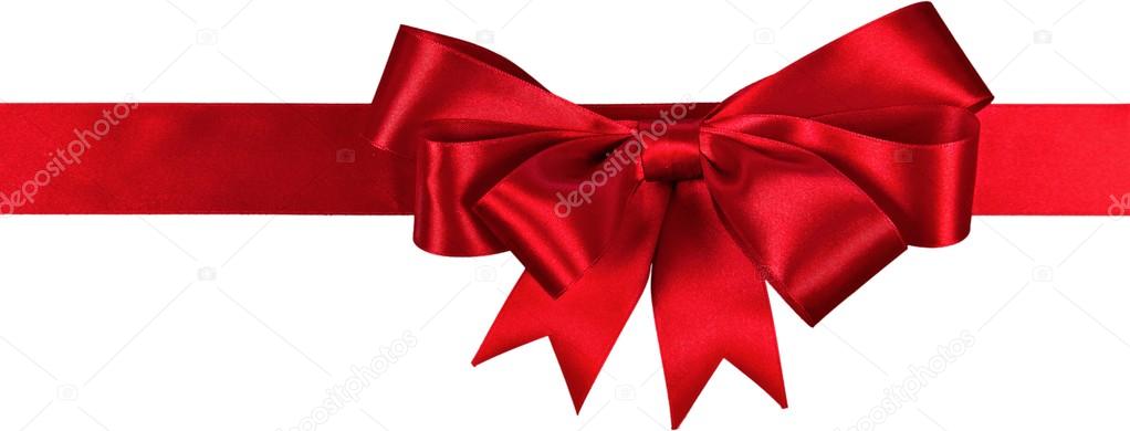 Red Christmas ribbon