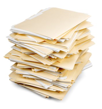 dosya klasörler belgeleri ile 