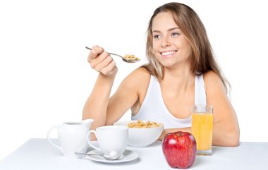 kadın iç çamaşırı tahıl yemek