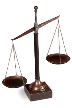 Tablo üzerinde hukuk ölçekler