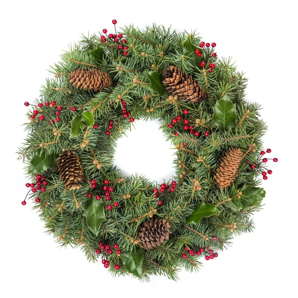Decorative Christmas wreath — Stock Photo, Image