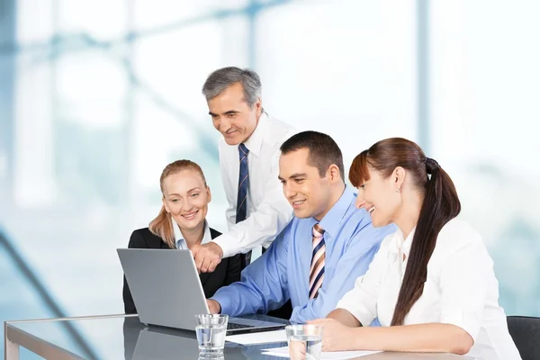 Trabalho bem sucedido da equipe de negócios — Fotografia de Stock