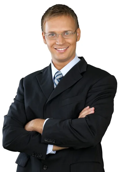 Portrait of happy businessman — Stock Photo, Image